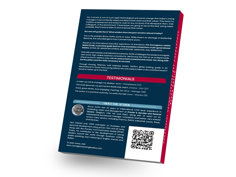 Bruno Goffin's Book: Successful Young Leaders Are Courageous promotional code